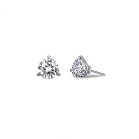 1.00 Carat t.w. Simulated Diamond Stud Earrings by LaFonn - Sterling Silver