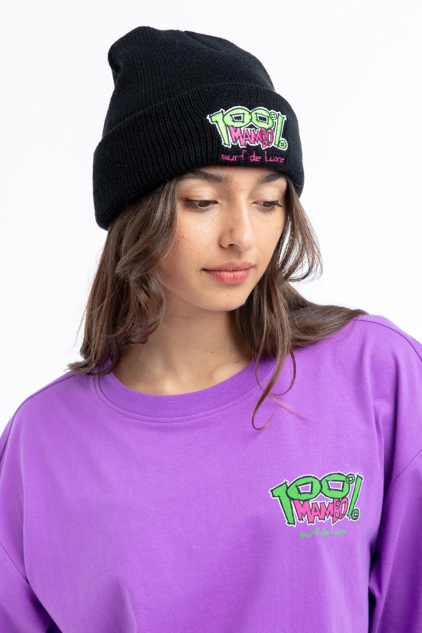 100% MAMBO BEANIE BLACK