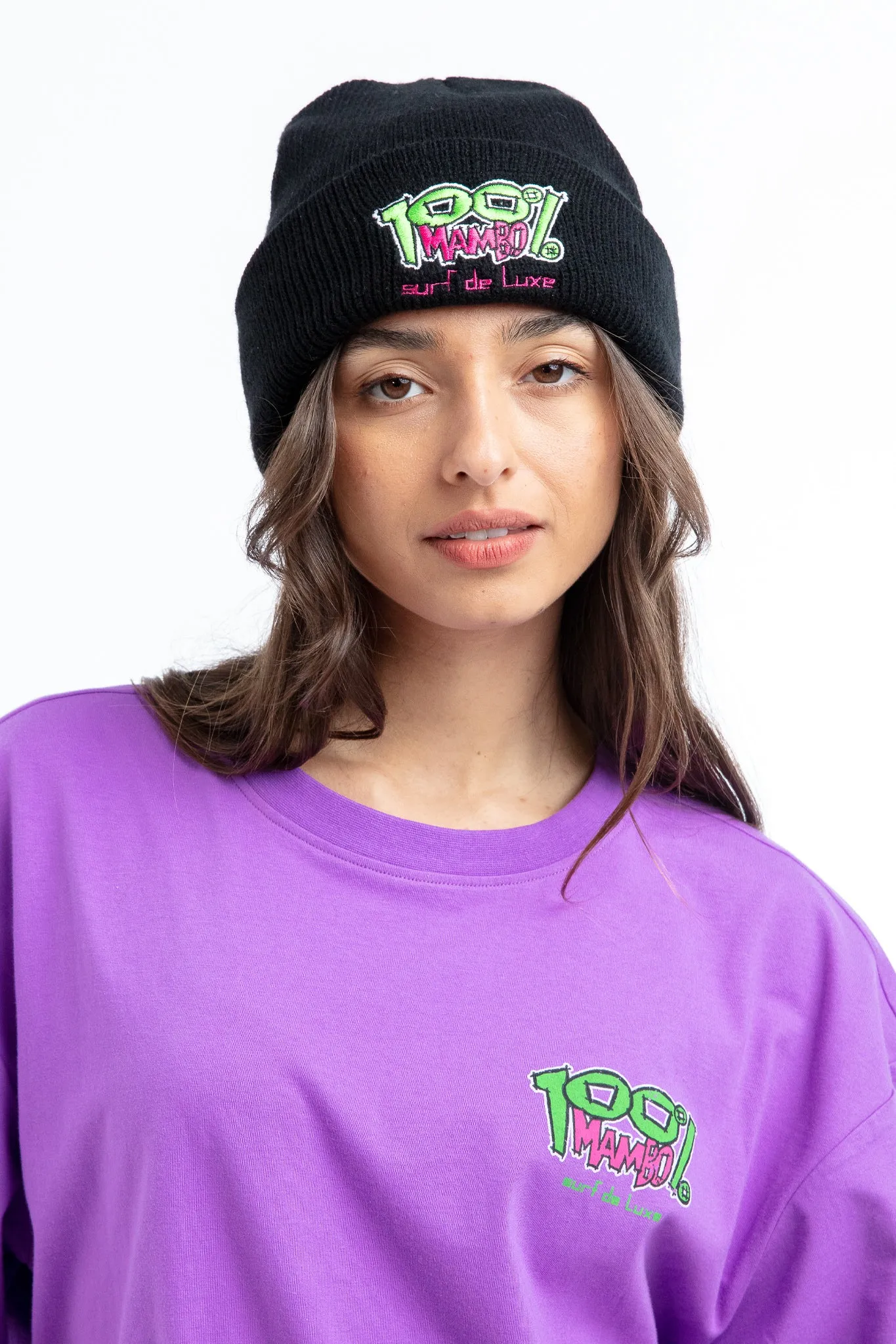 100% MAMBO BEANIE BLACK