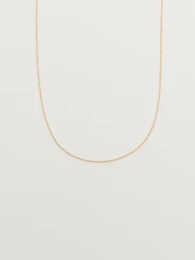 14K 16" Ball Necklace