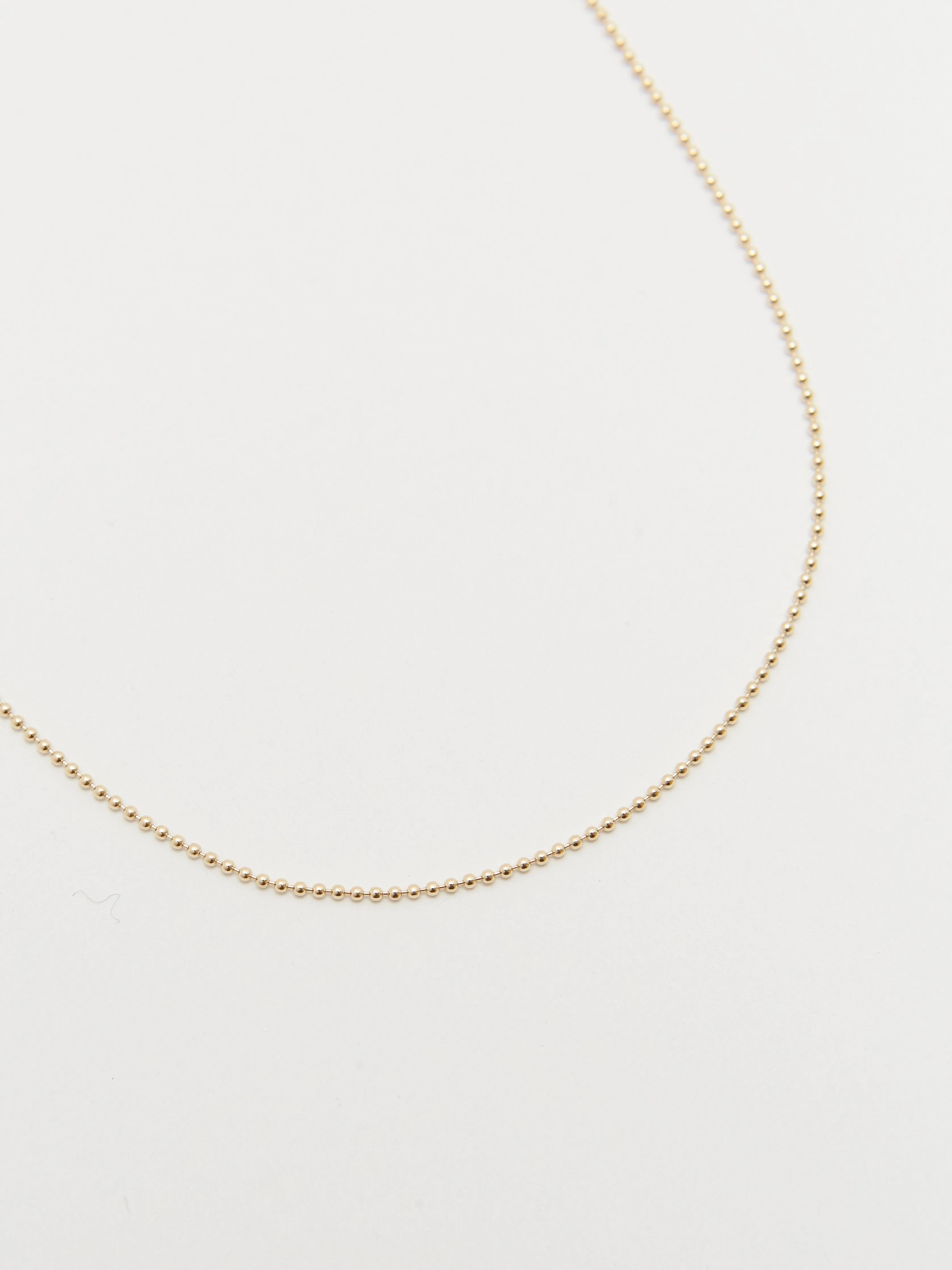 14K 18" Ball Necklace