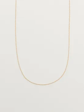 14K 18" Ball Necklace