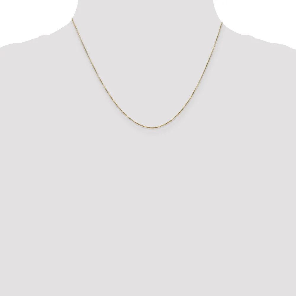 14k Carded.5mm Box Chain(CARDED) | 5BY