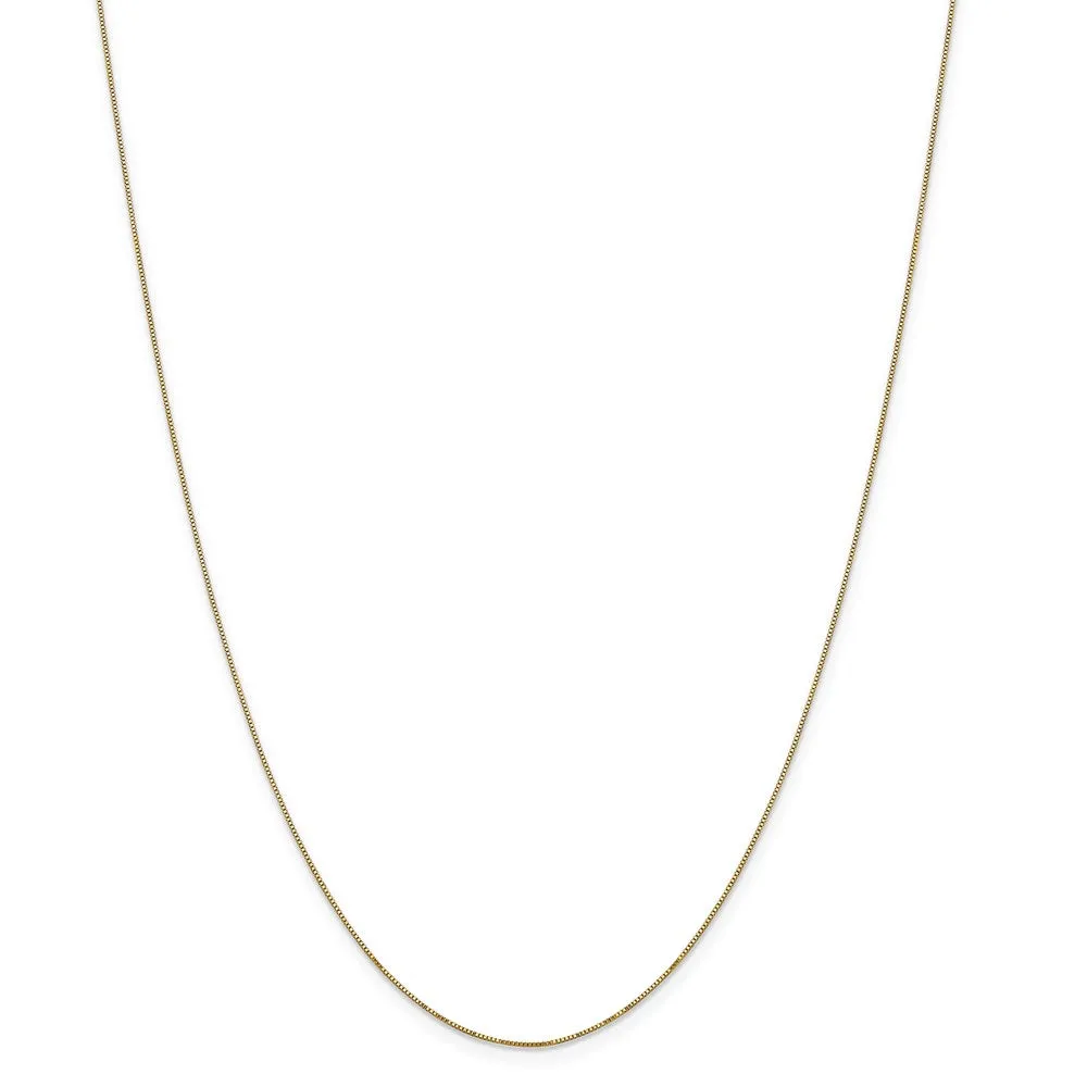 14k Carded.5mm Box Chain(CARDED) | 5BY