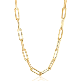 14K Grand Paper Clip Chain