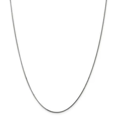 14KT GOLD 1.3MM CURB CHAIN NECKLACE - 4 LENGTHS