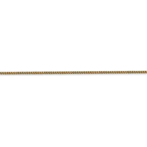 14KT GOLD 1.3MM CURB CHAIN NECKLACE - 4 LENGTHS