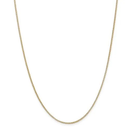 14KT GOLD 1.55MM ROLO CHAIN NECKLACE - 4 LENGTHS AVAILABLE