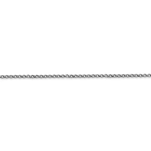 14KT GOLD 1.55MM ROLO CHAIN NECKLACE - 4 LENGTHS AVAILABLE