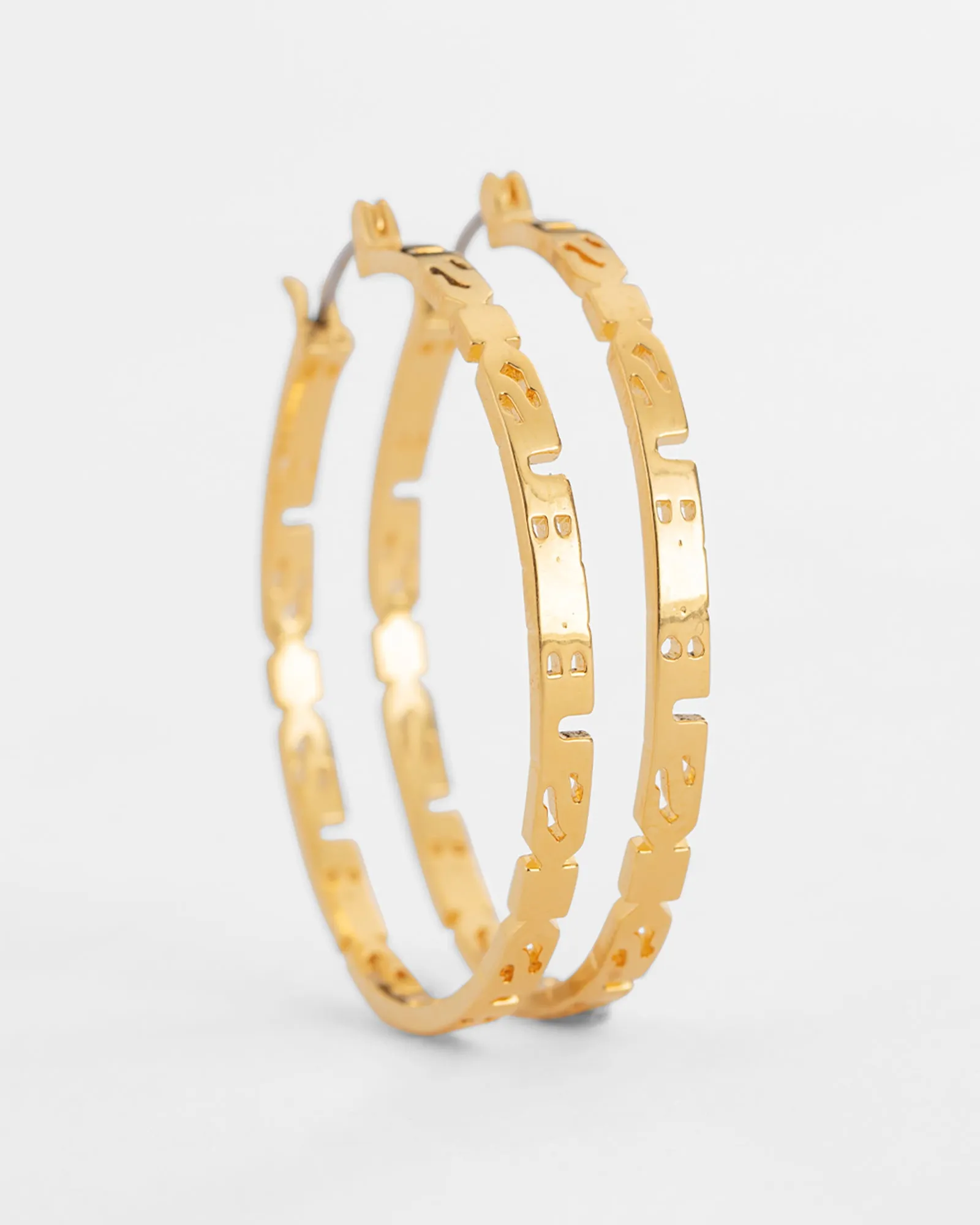 18K DRIPPS SOTT HOOP EARINGS