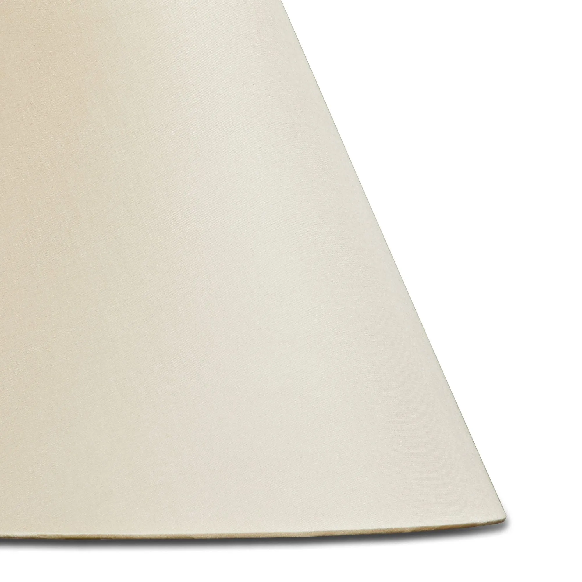 25cm empire lampshade in ivory dupion silk