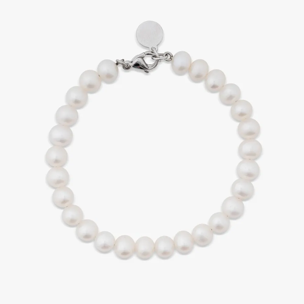 6MM Oval Pearl Bracelet