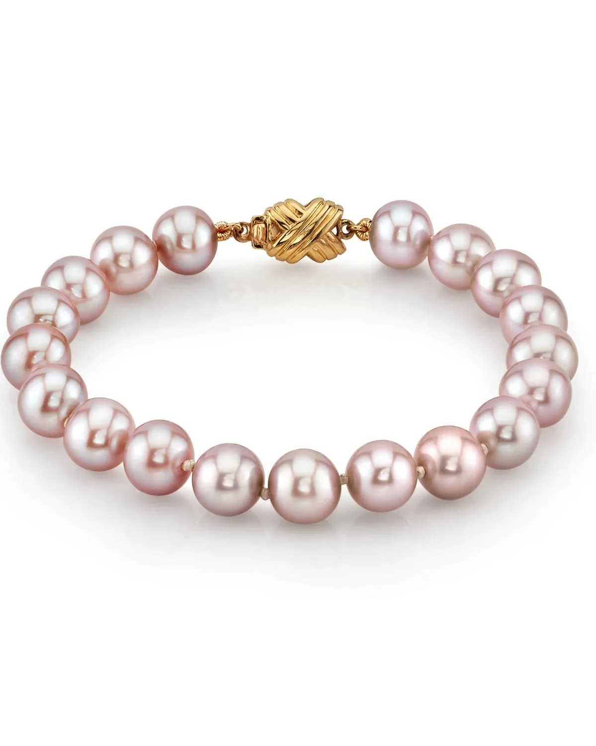 7.0-7.5mm Pink Freshwater Pearl Bracelet - AAAA Quality