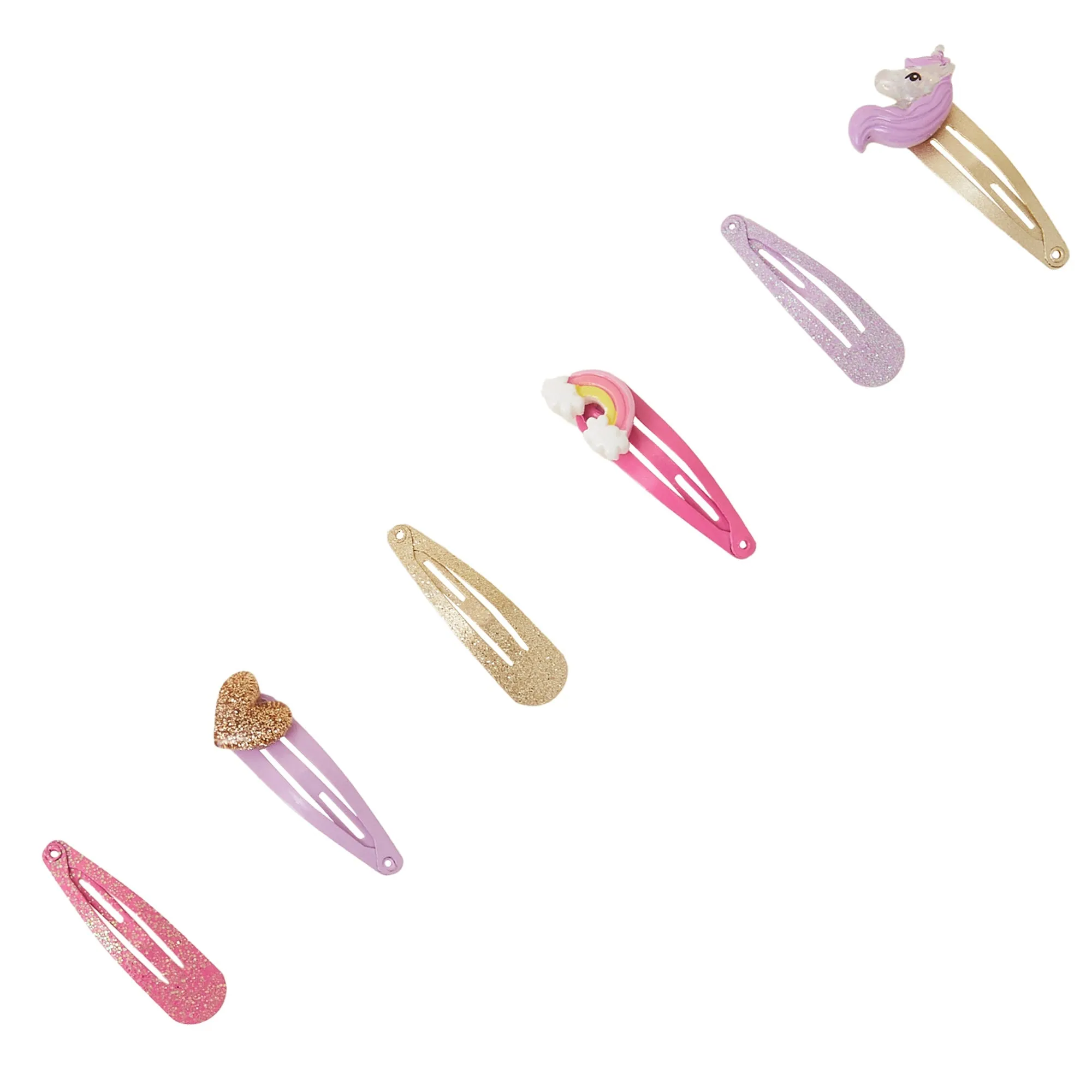 Accessorize London Accessorize London Unicorn Hair Clips Set Of 6