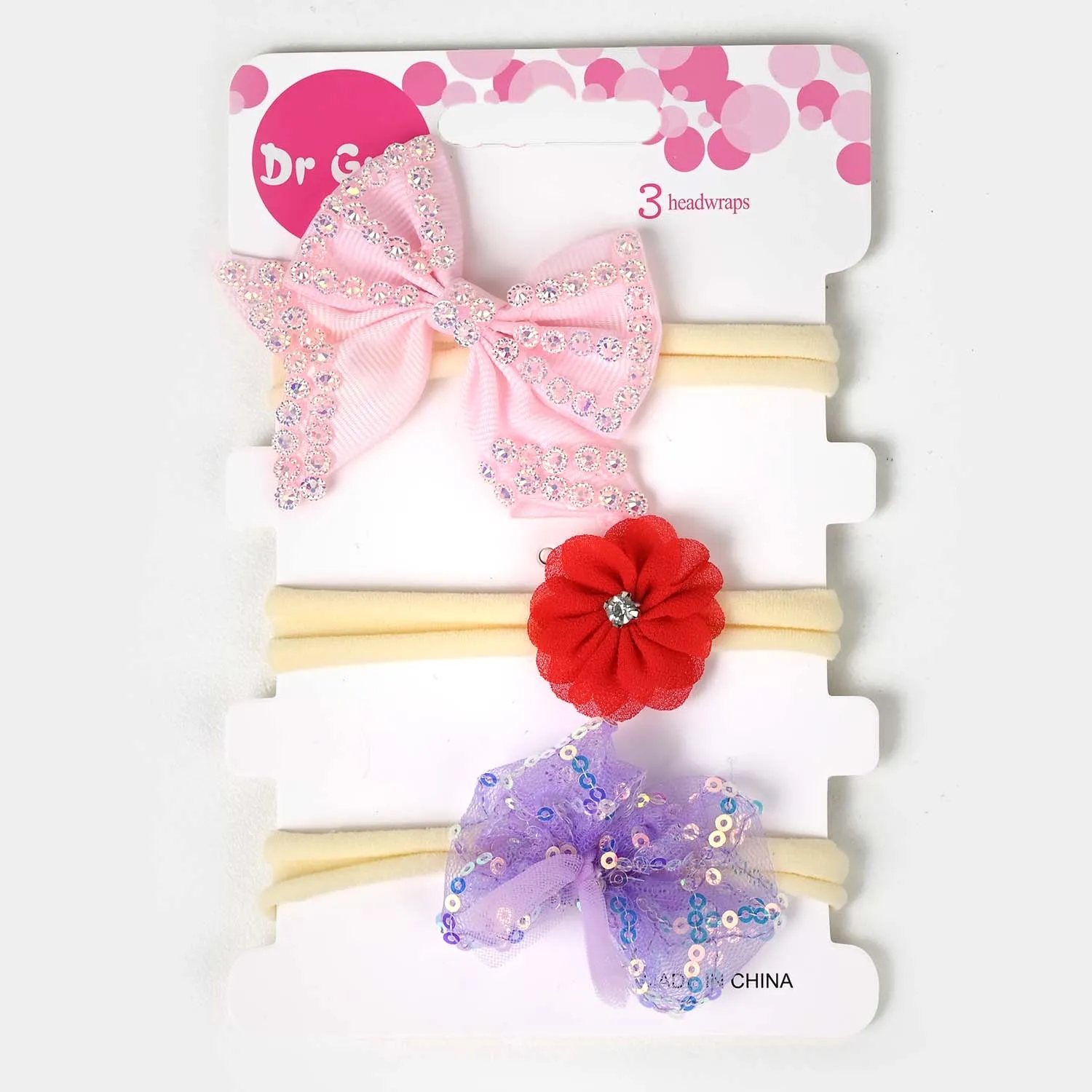 Adorable Baby Head Band Pack Of 3