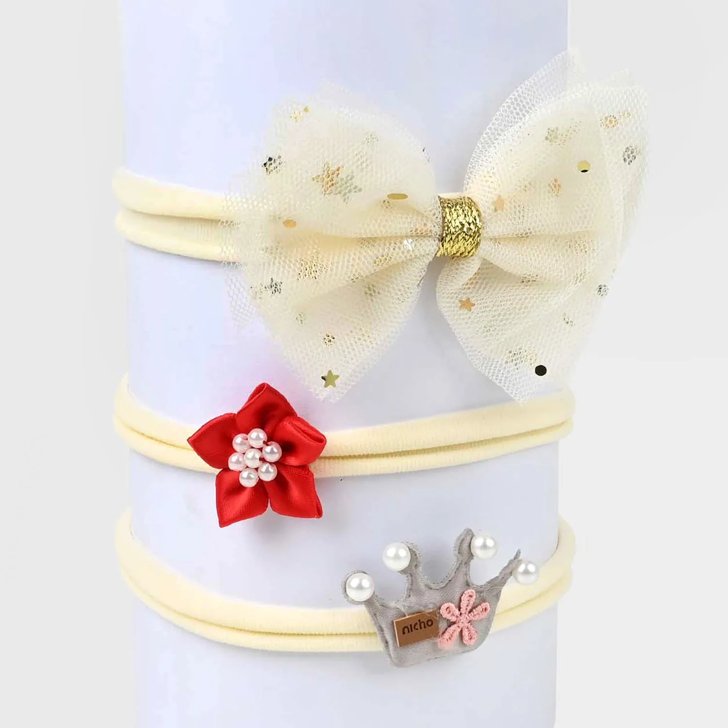 Adorable Baby Head Band Pack Of 3