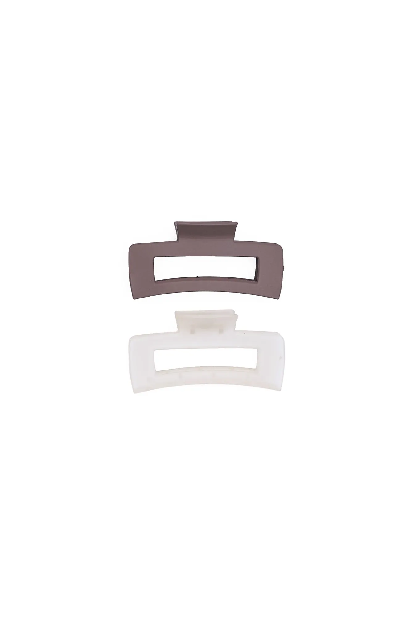 AERO Long Rectangle Claw Clips 2-Pack