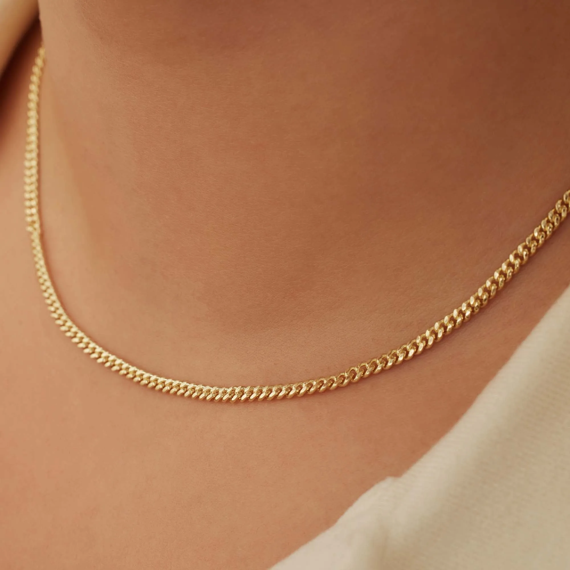 Aidee Julee 14 karat gold link necklace