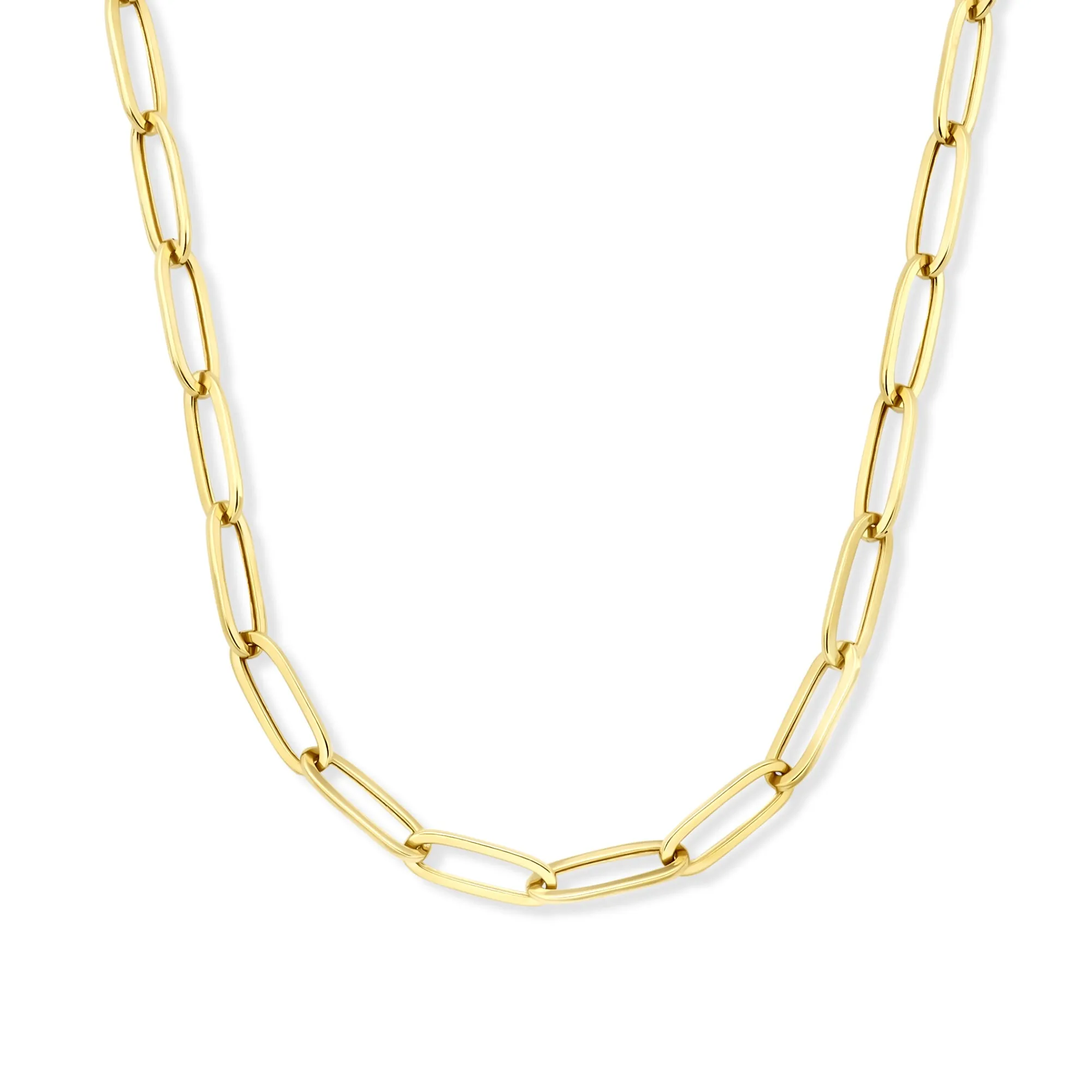 Aidee Odile 14 karat gold link necklace