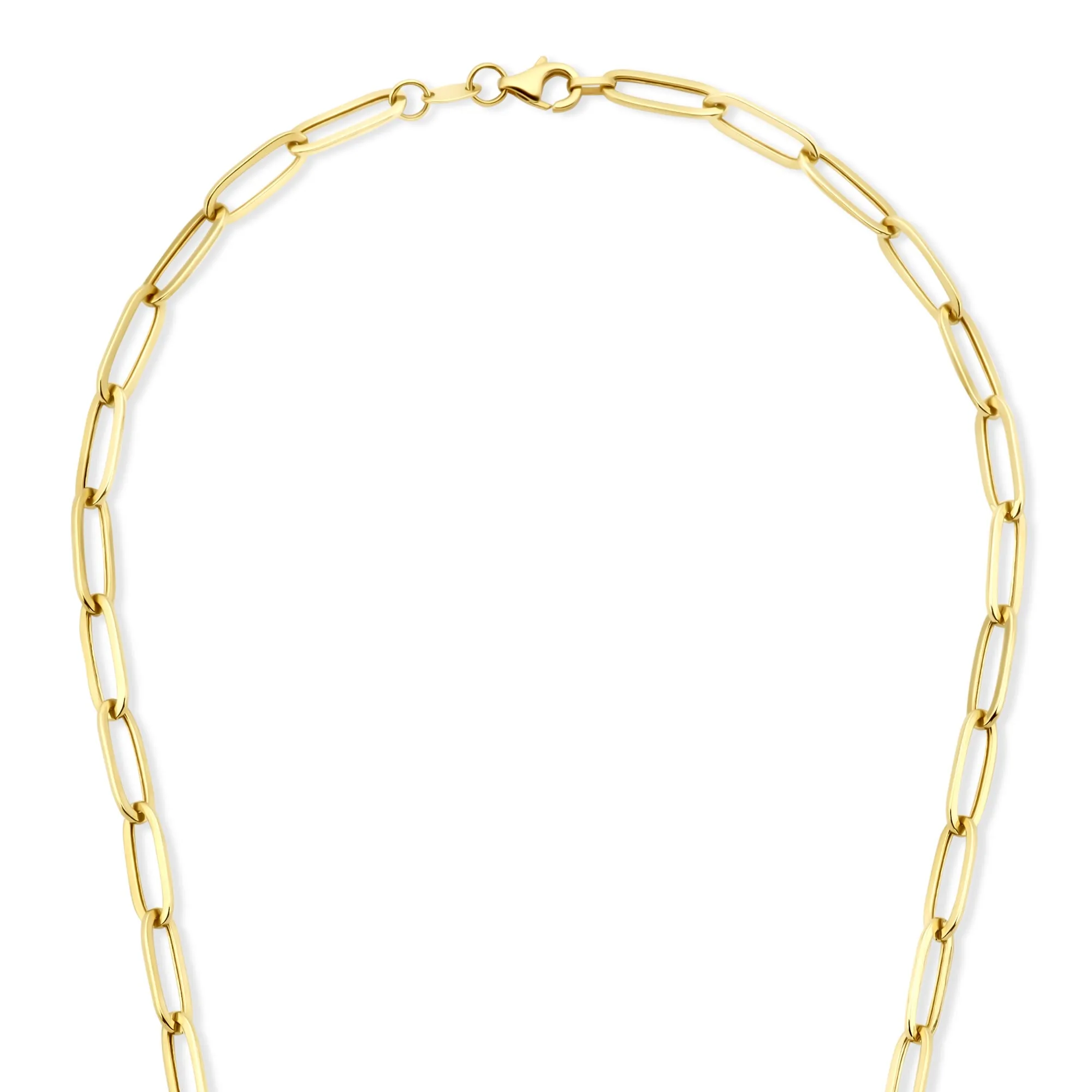 Aidee Odile 14 karat gold link necklace