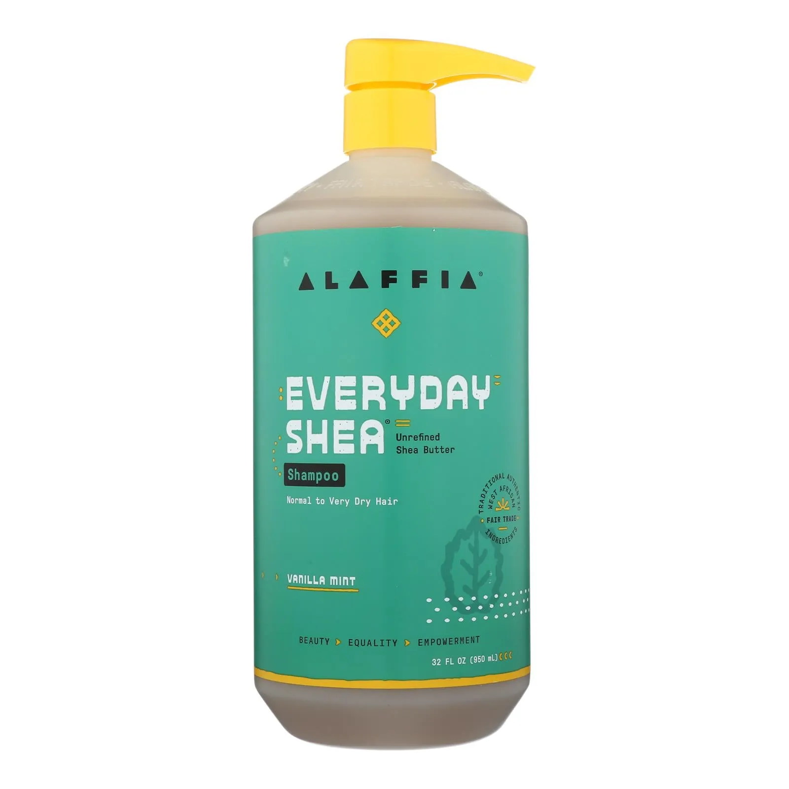 Alaffia Nourishing Vanilla Mint Shampoo (32 oz.)