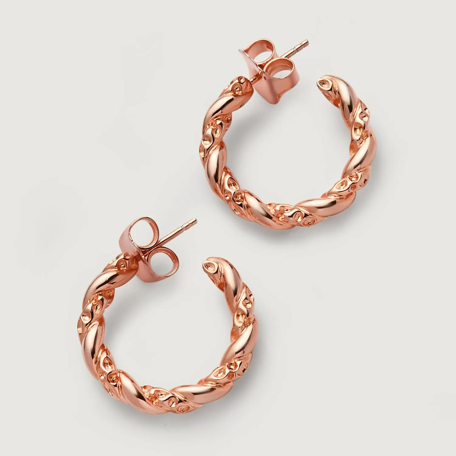 Allegro Twist Hoop Earrings