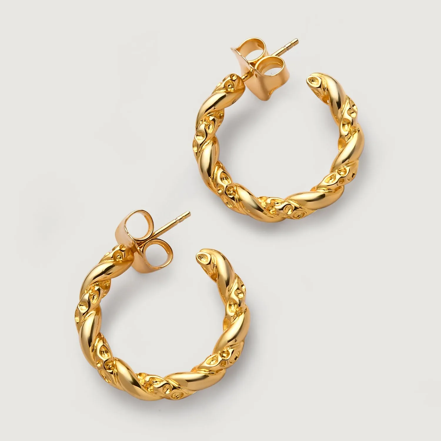 Allegro Twist Hoop Earrings