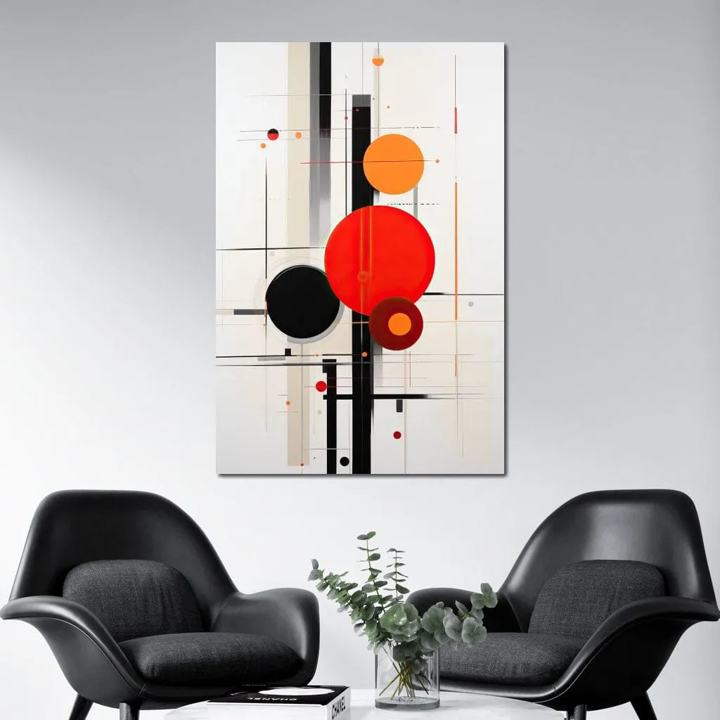 Ambient De Stijl in Fiery Tones