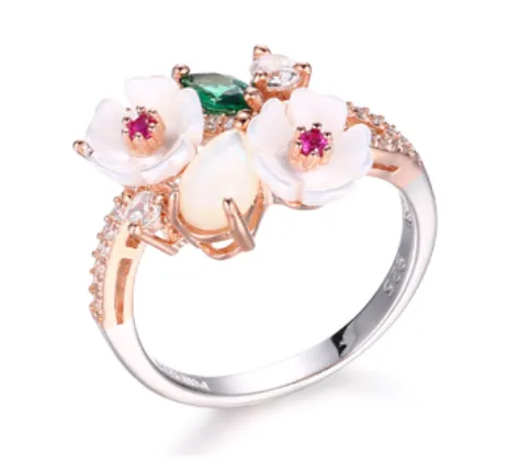 Angel Flowers Ring