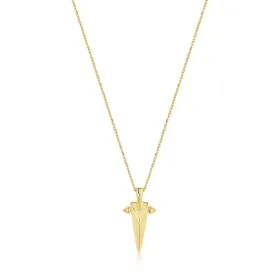 Ania Haie Gold Geometric Point Pendant Necklace