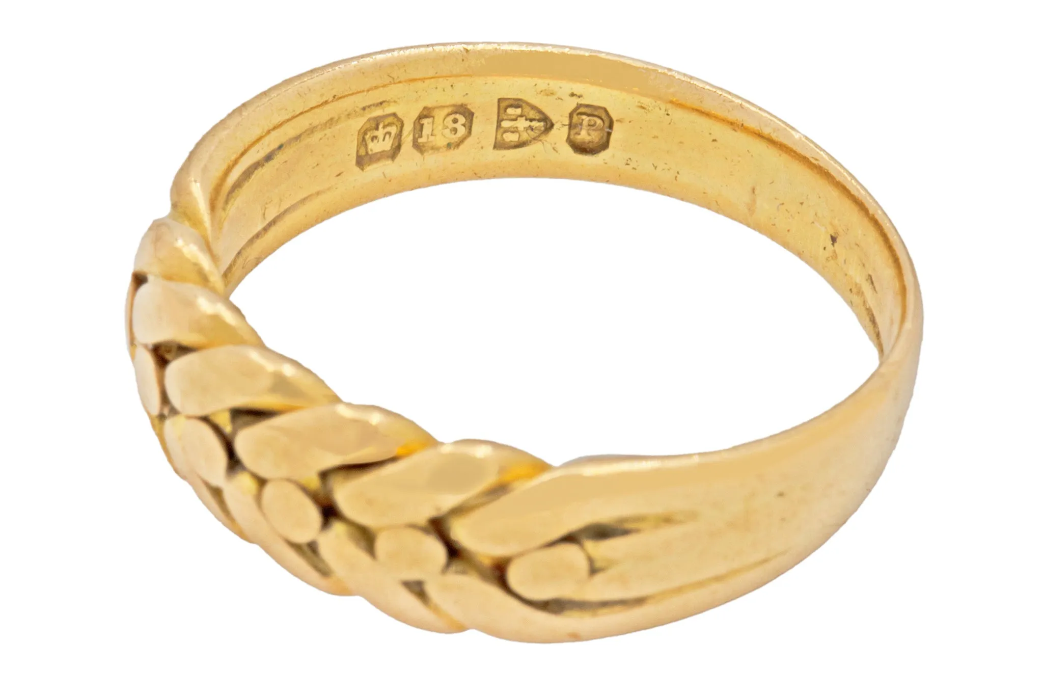 Antique 18ct Gold Keeper Ring