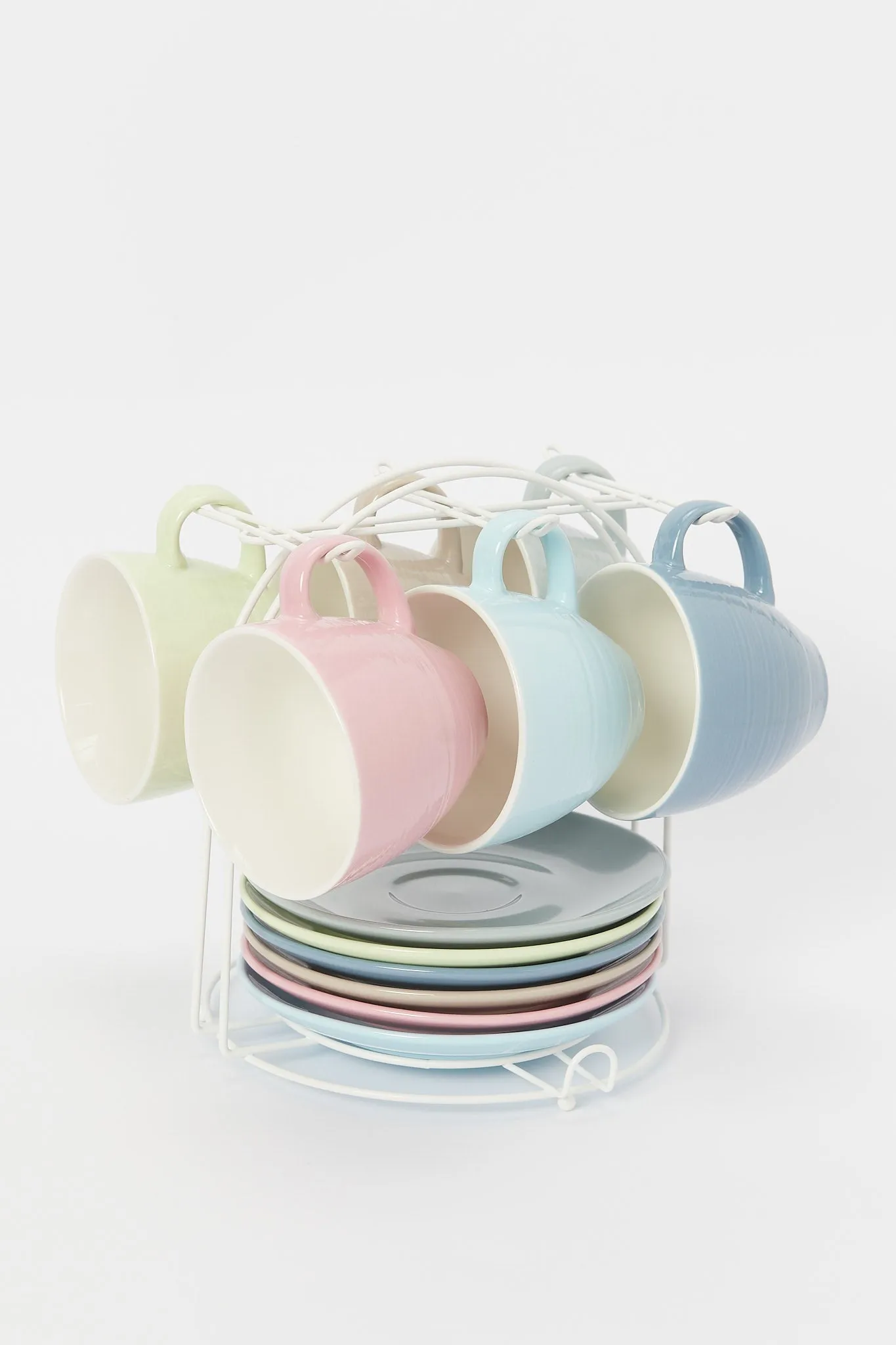 Assorted Tea Set With Stand (13 Piece)