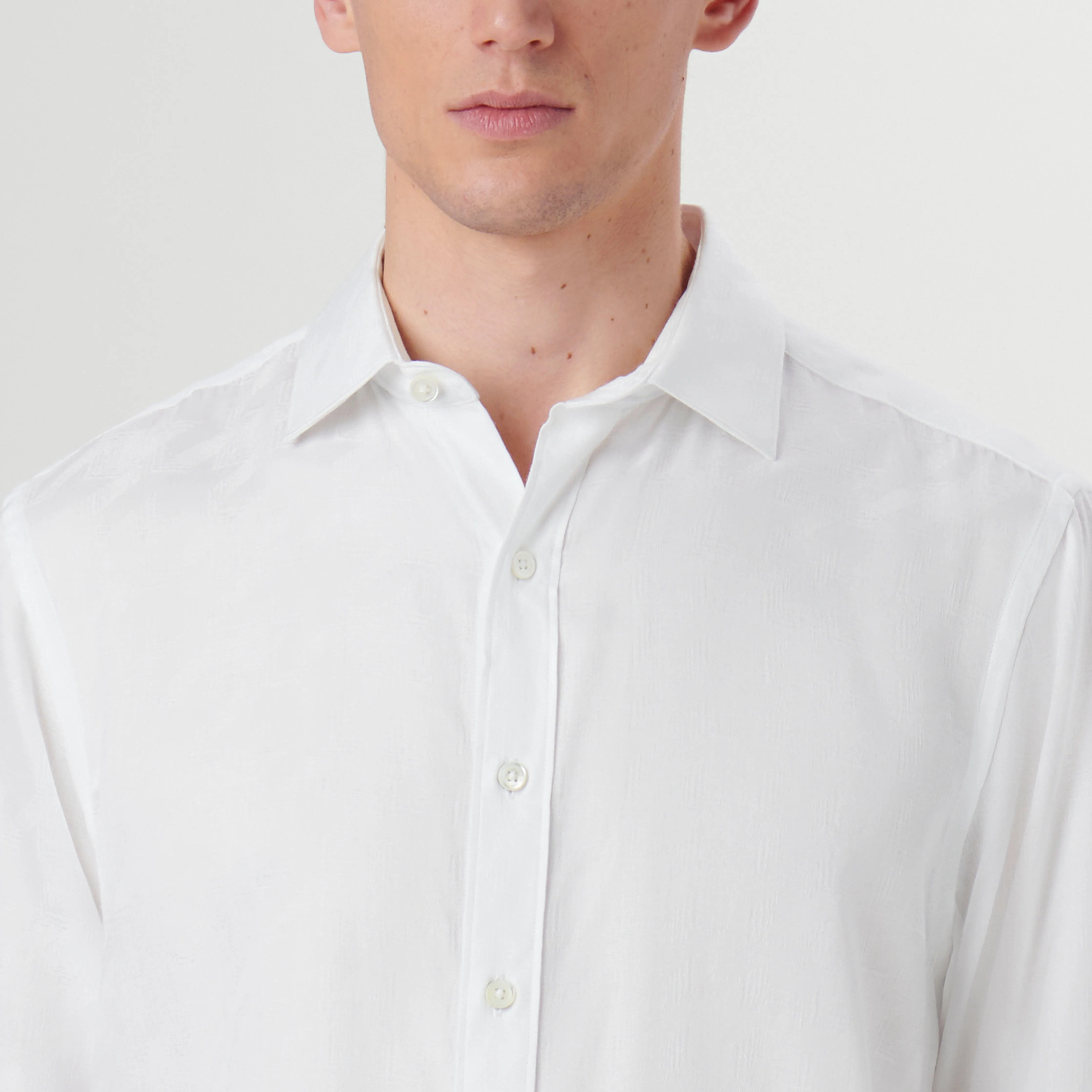 Axel Geometric Jacquard Shirt