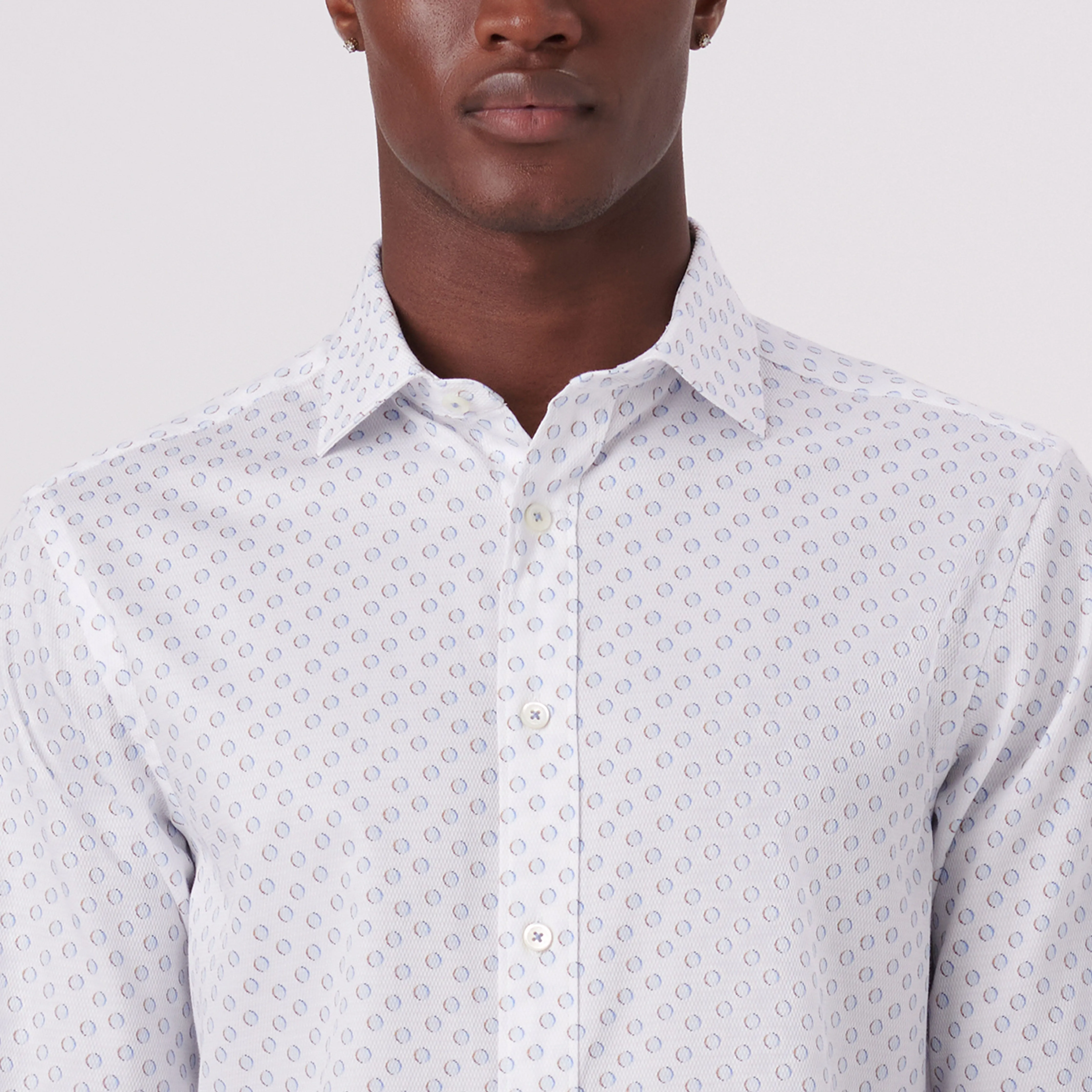 Axel Geometric Print Shirt