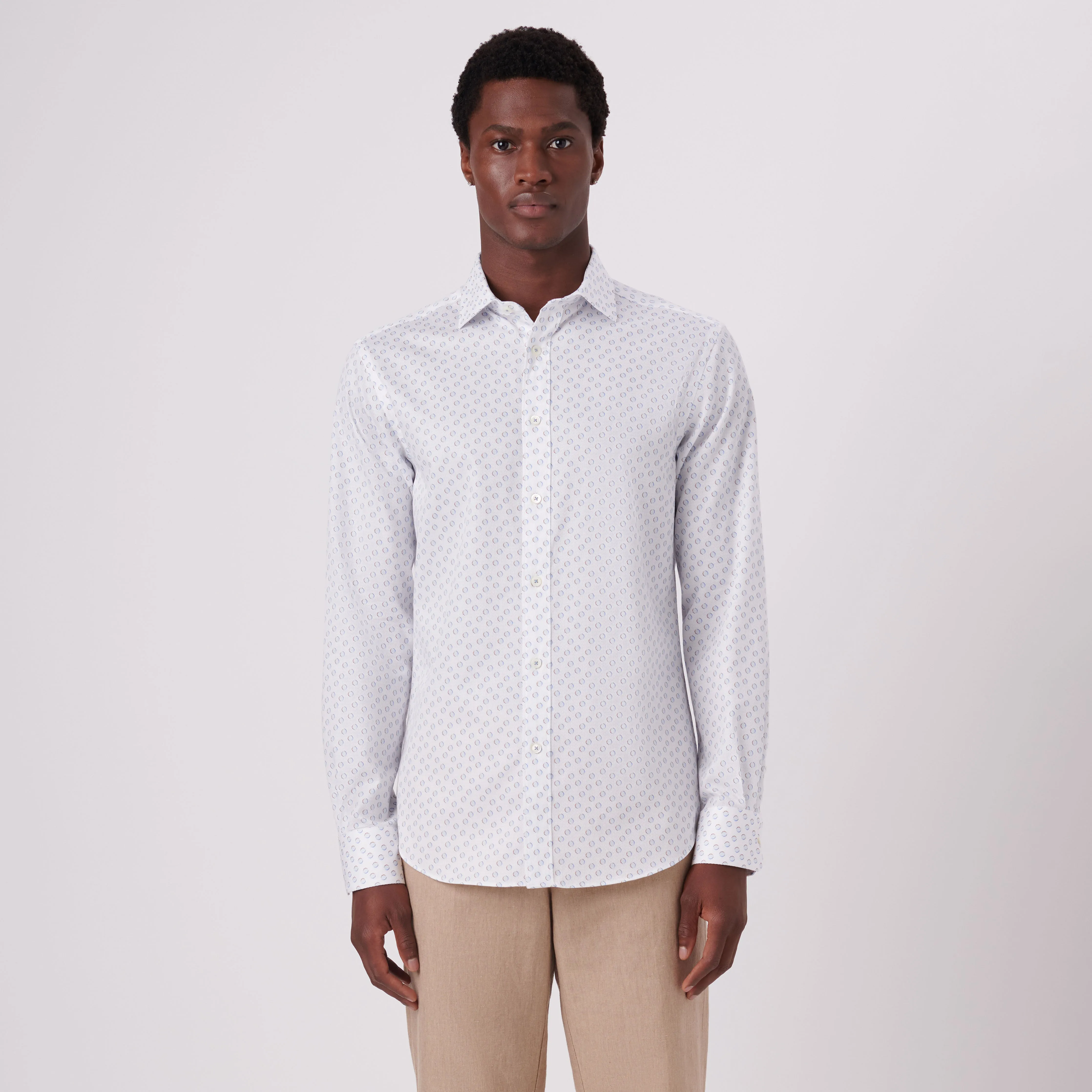 Axel Geometric Print Shirt