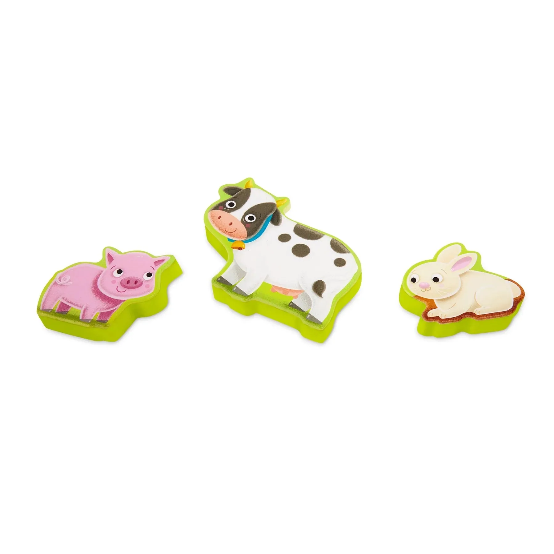 B. toys - Chunky Puzzles - Peek & Explore Farm Animals