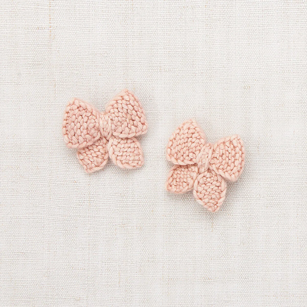 Baby Puff Bow Set in Faded Rose by Misha & Puff