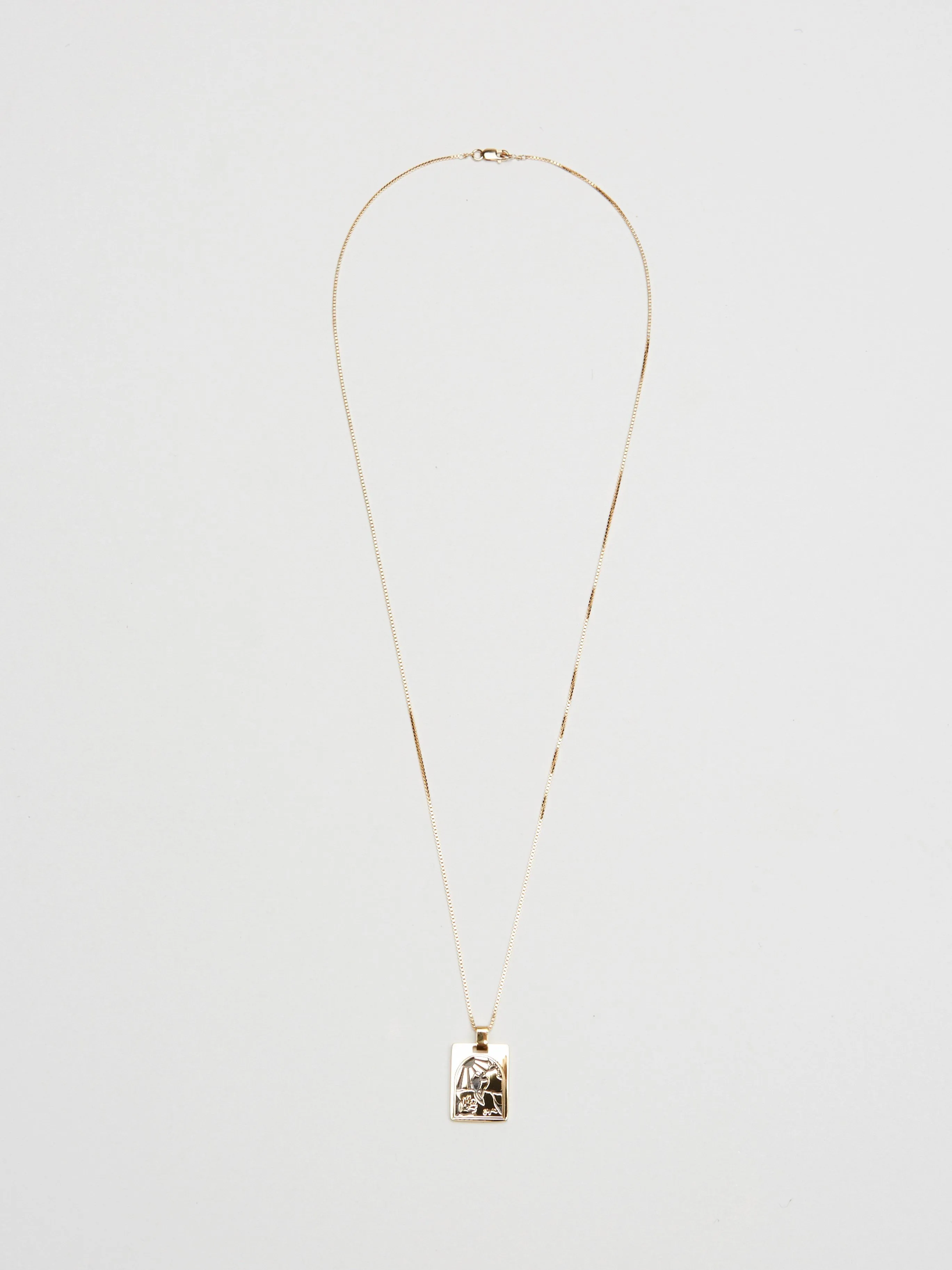 Bagatiba Long Cage Necklace