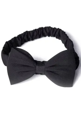 Banned Dionne Bow Headband Black