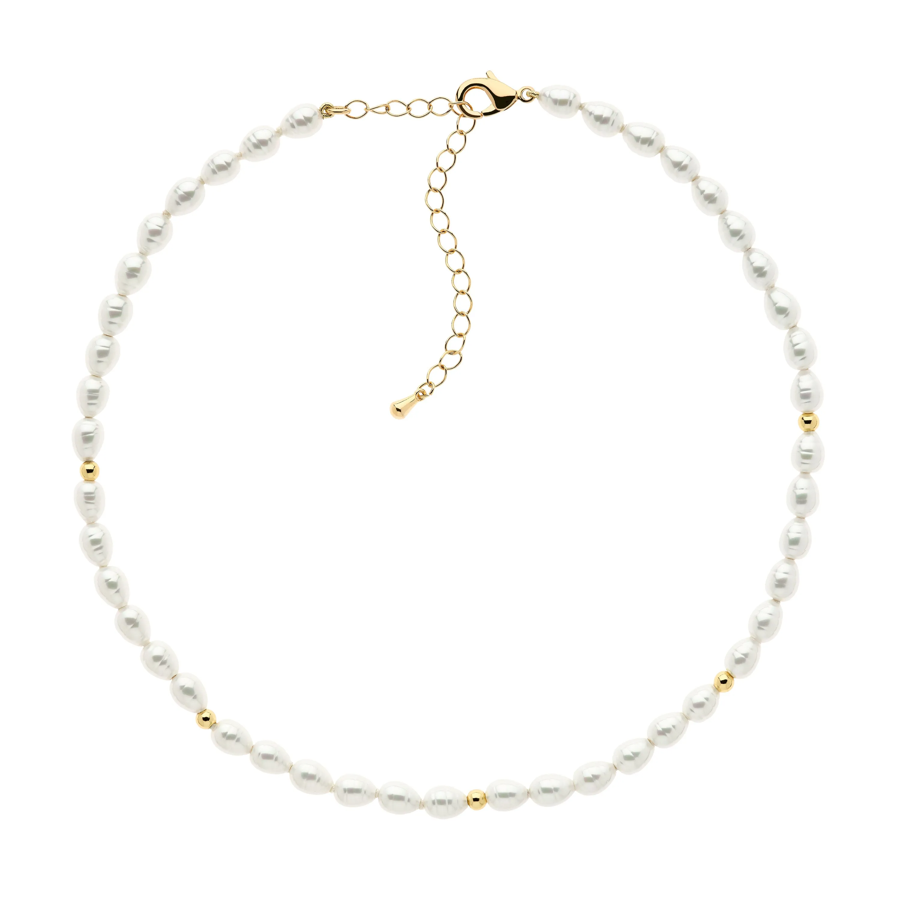 Baroque Pearl & Gold Necklace