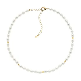 Baroque Pearl & Gold Necklace