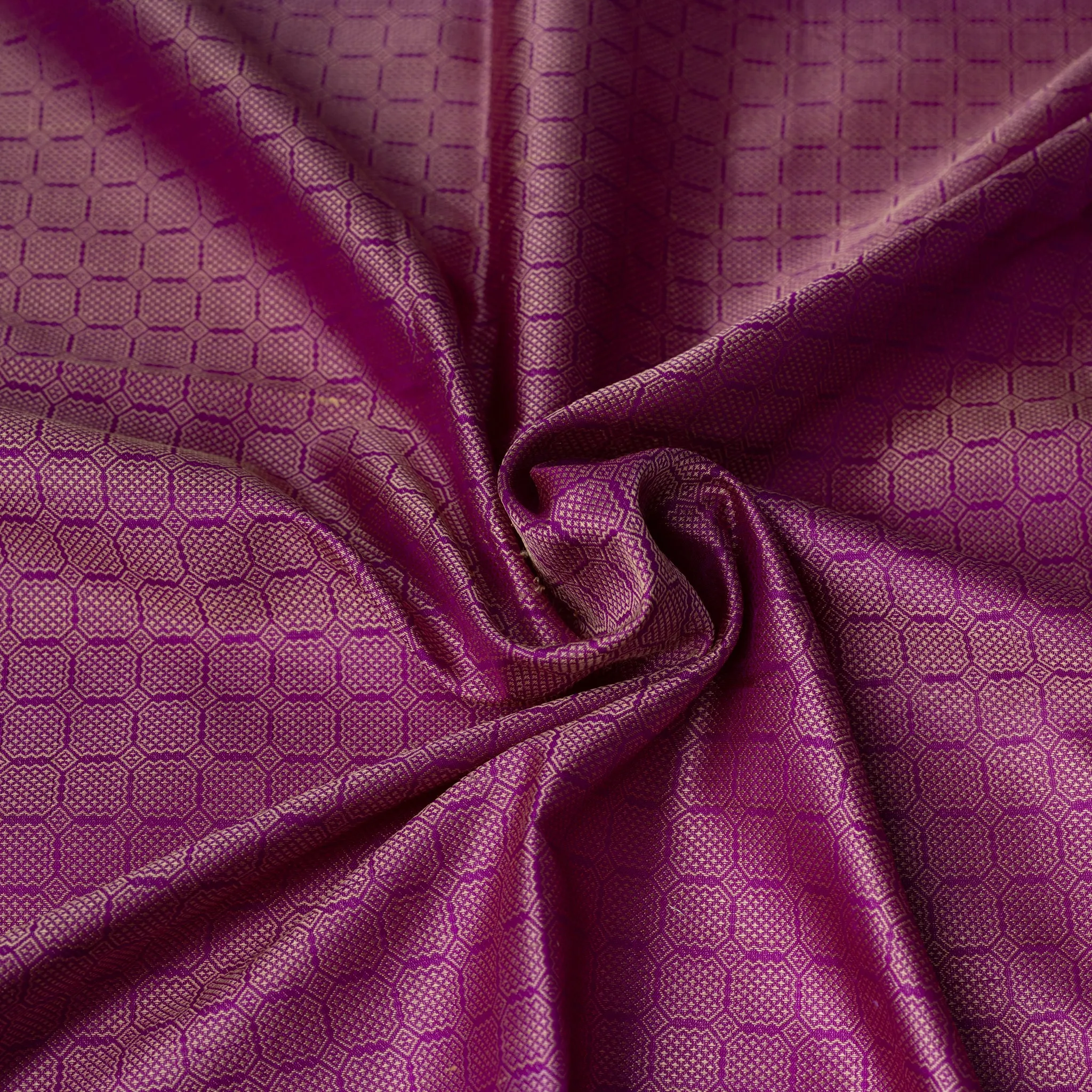 Birka Silk, Handwoven, Purple