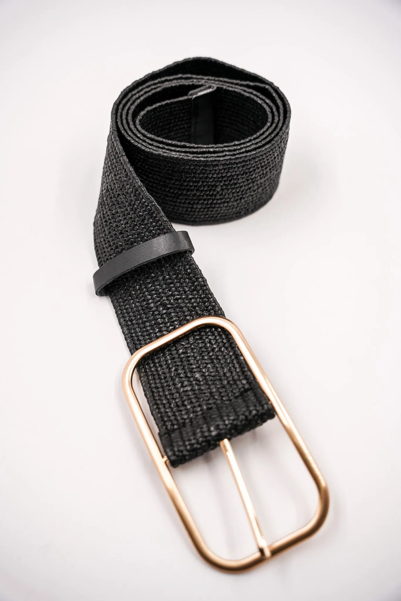 Black Elasticated Belt