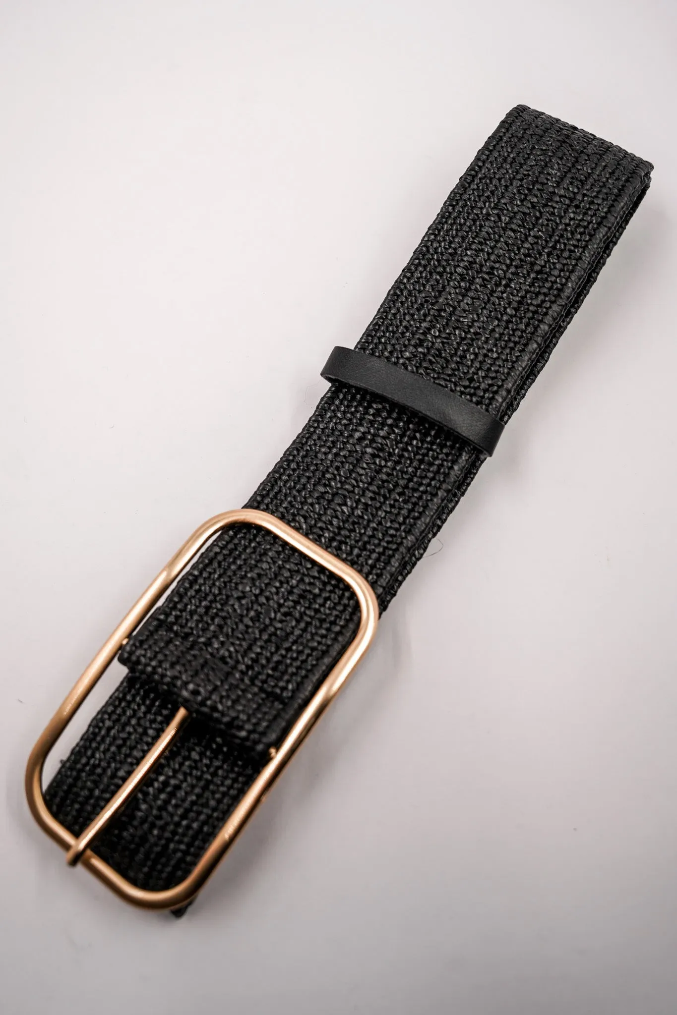 Black Elasticated Belt