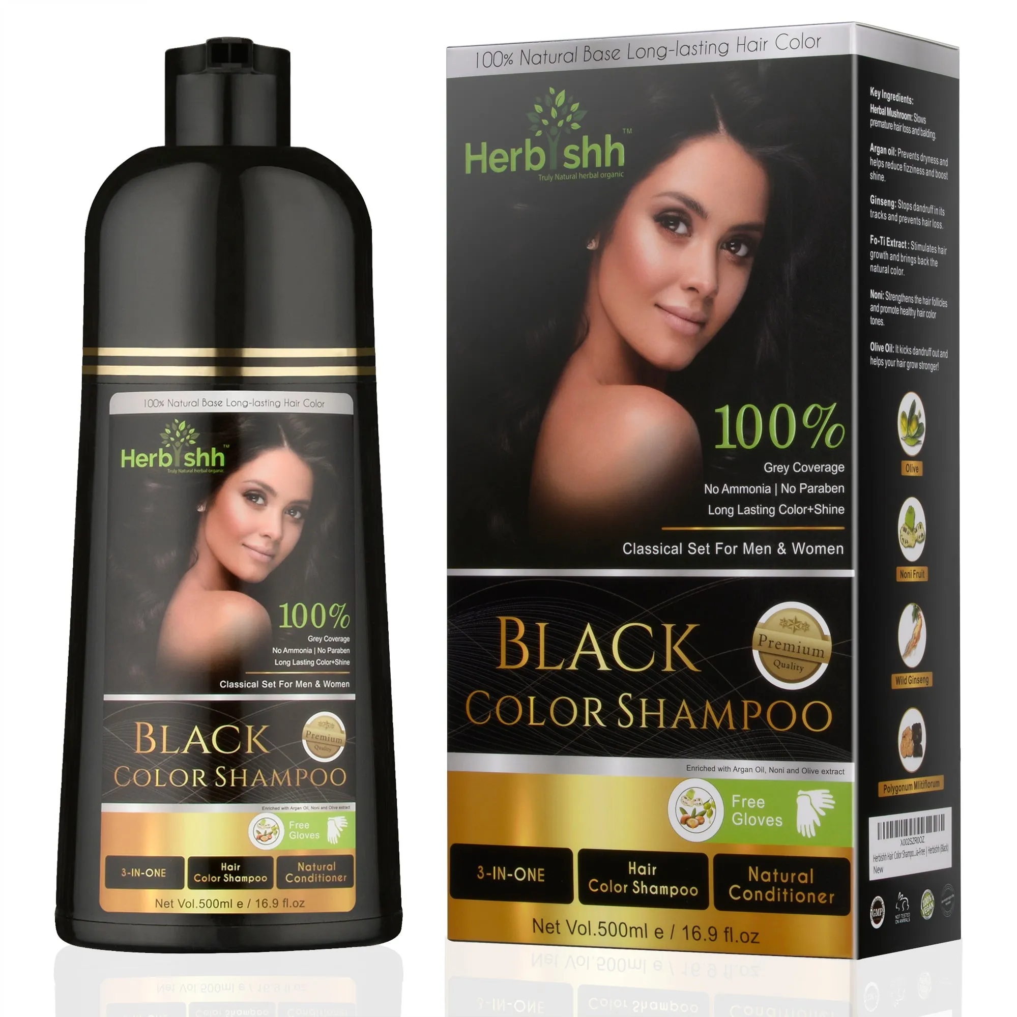 Black Herbishh Color Shampoo