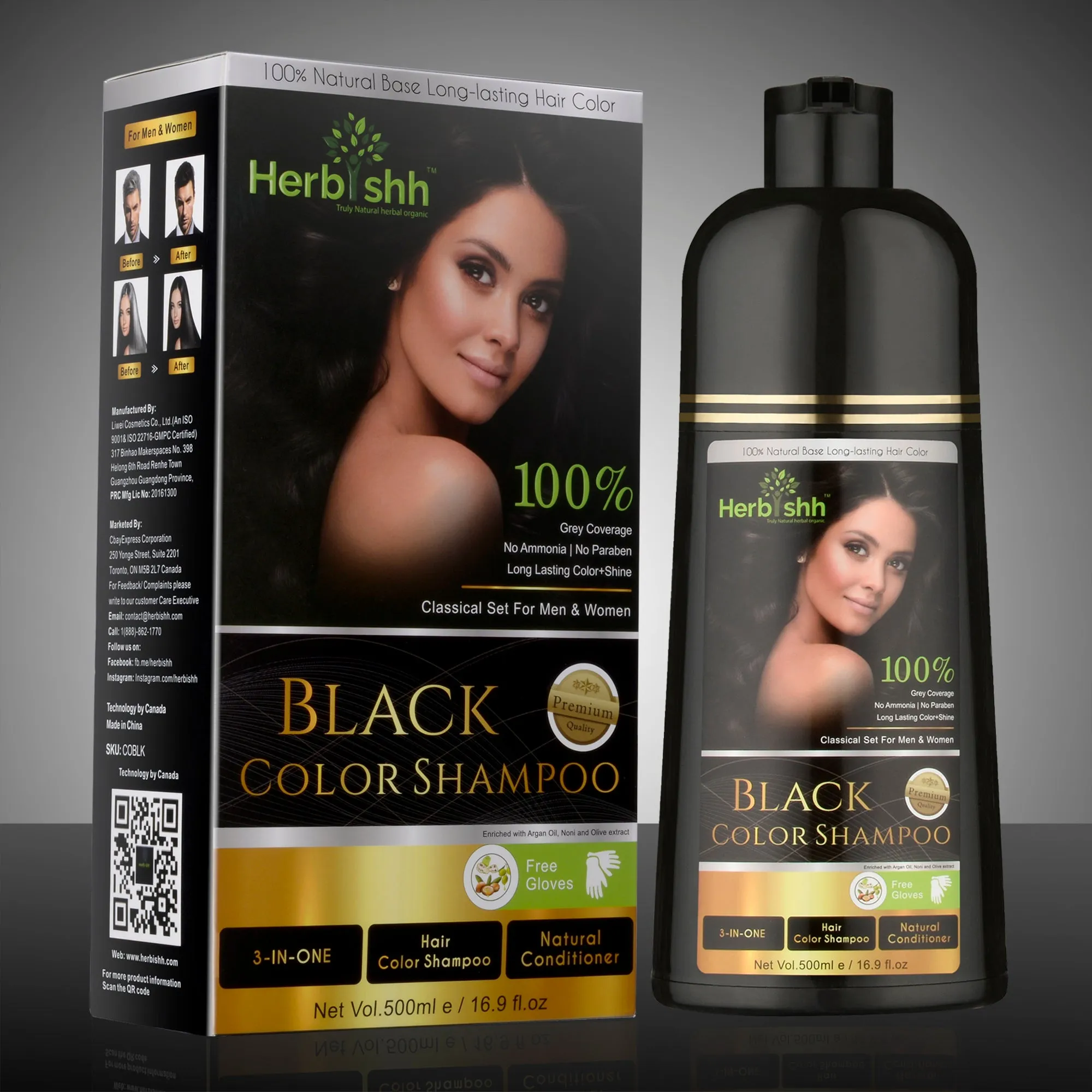 Black Herbishh Color Shampoo