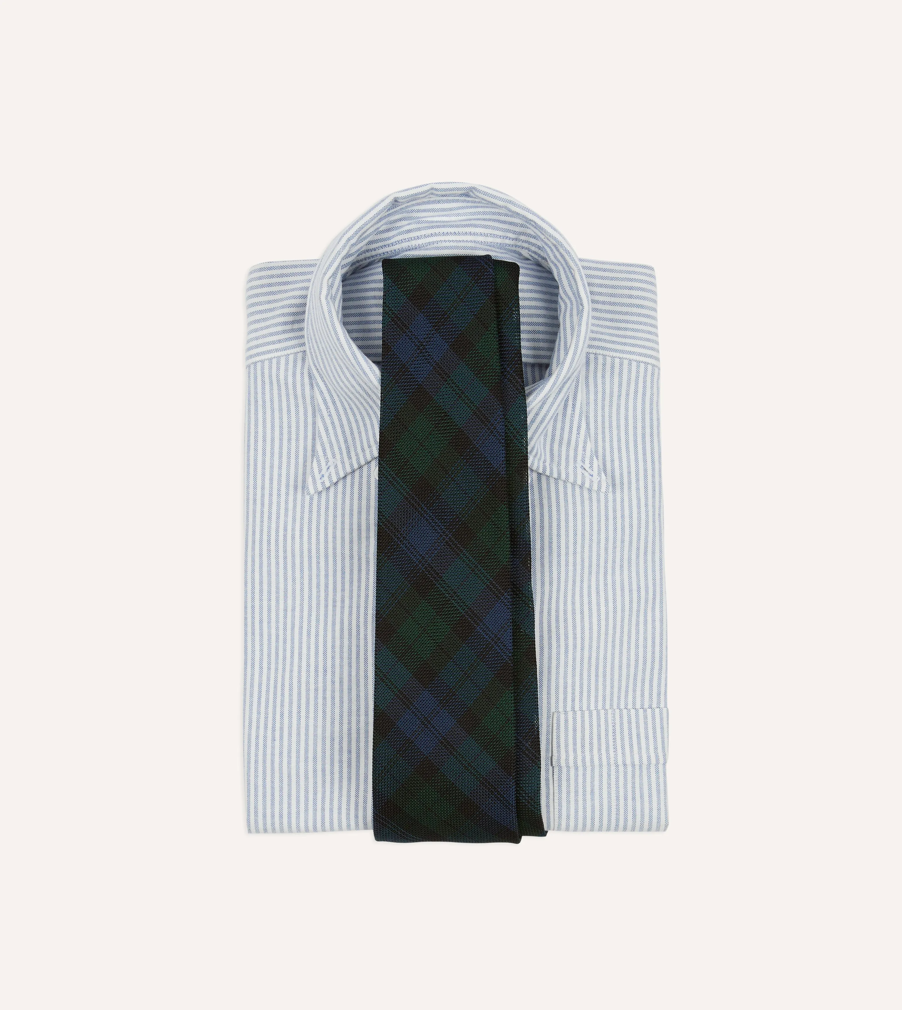 Blackwatch Fine Woven Grenadine Silk Tipped Tie