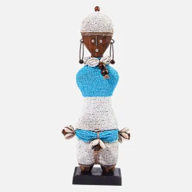 Blue White Namji Fertility Doll Decor Object