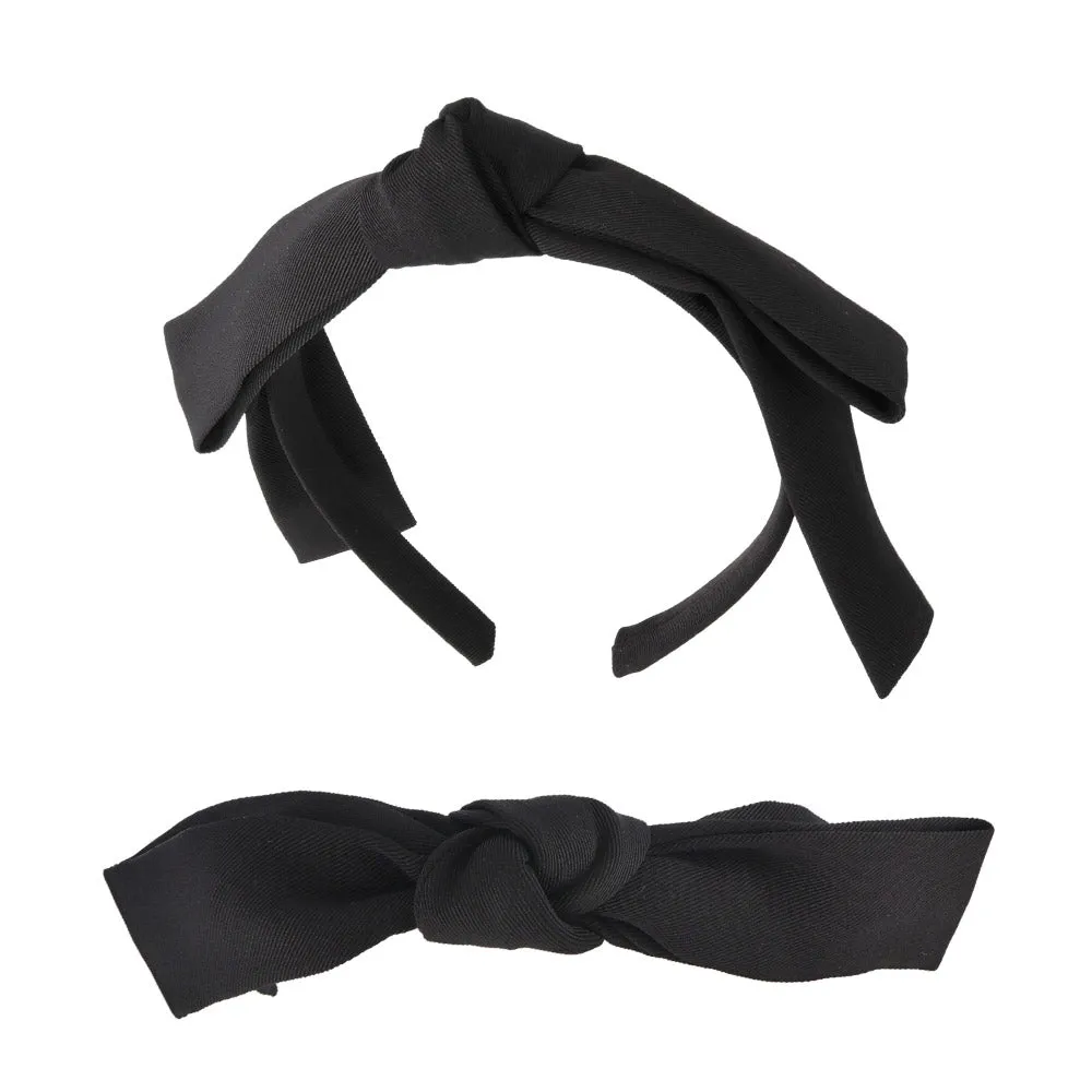 Bowknot Black Headband