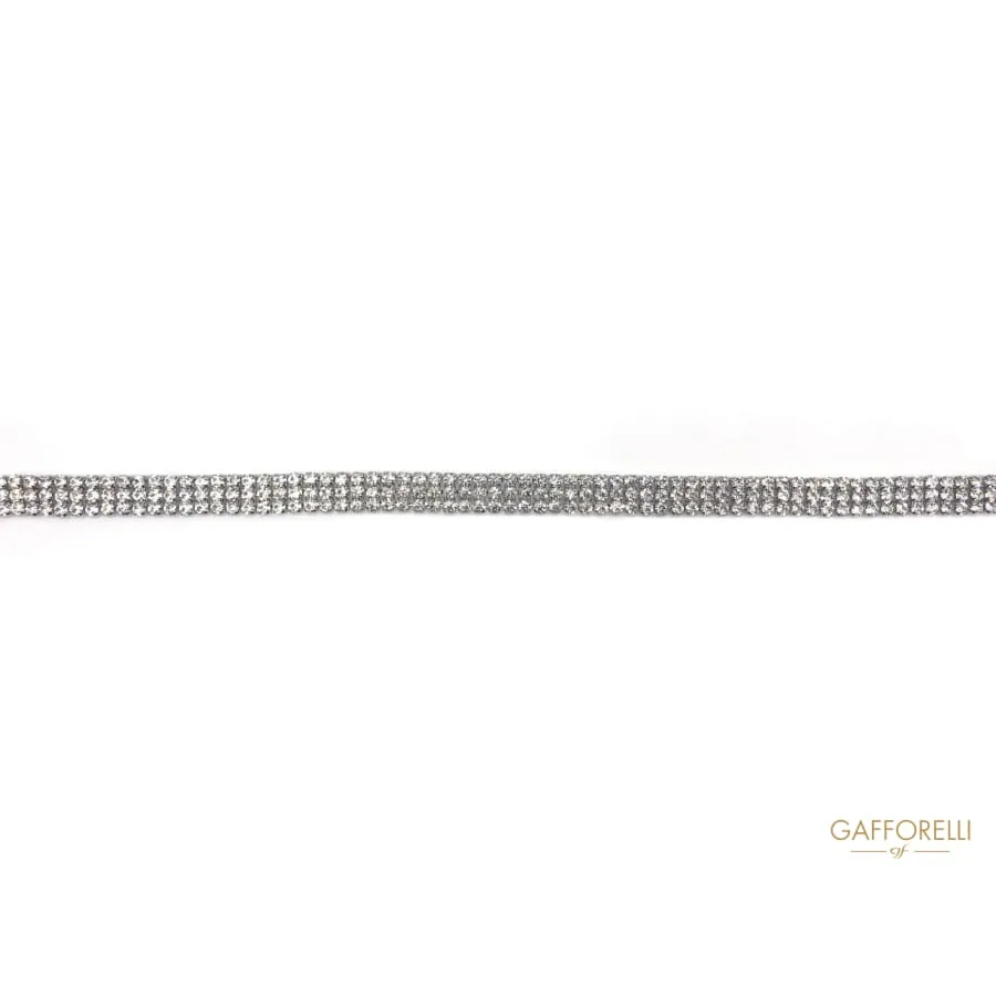 Brass Rhinestones Chain Belt - C211 Gafforelli Srl